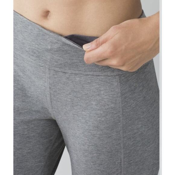 Lululemon Superb Pants Women  Heathered Gray Vitasea Yoga Joggers Athleisure 10 - Picture 7 of 14